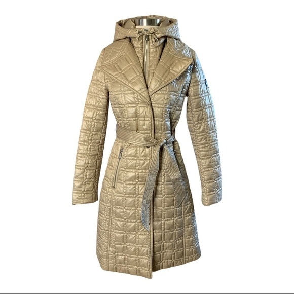 Dawn Levy Charlie puffer Coat Attached Bib Warmer
